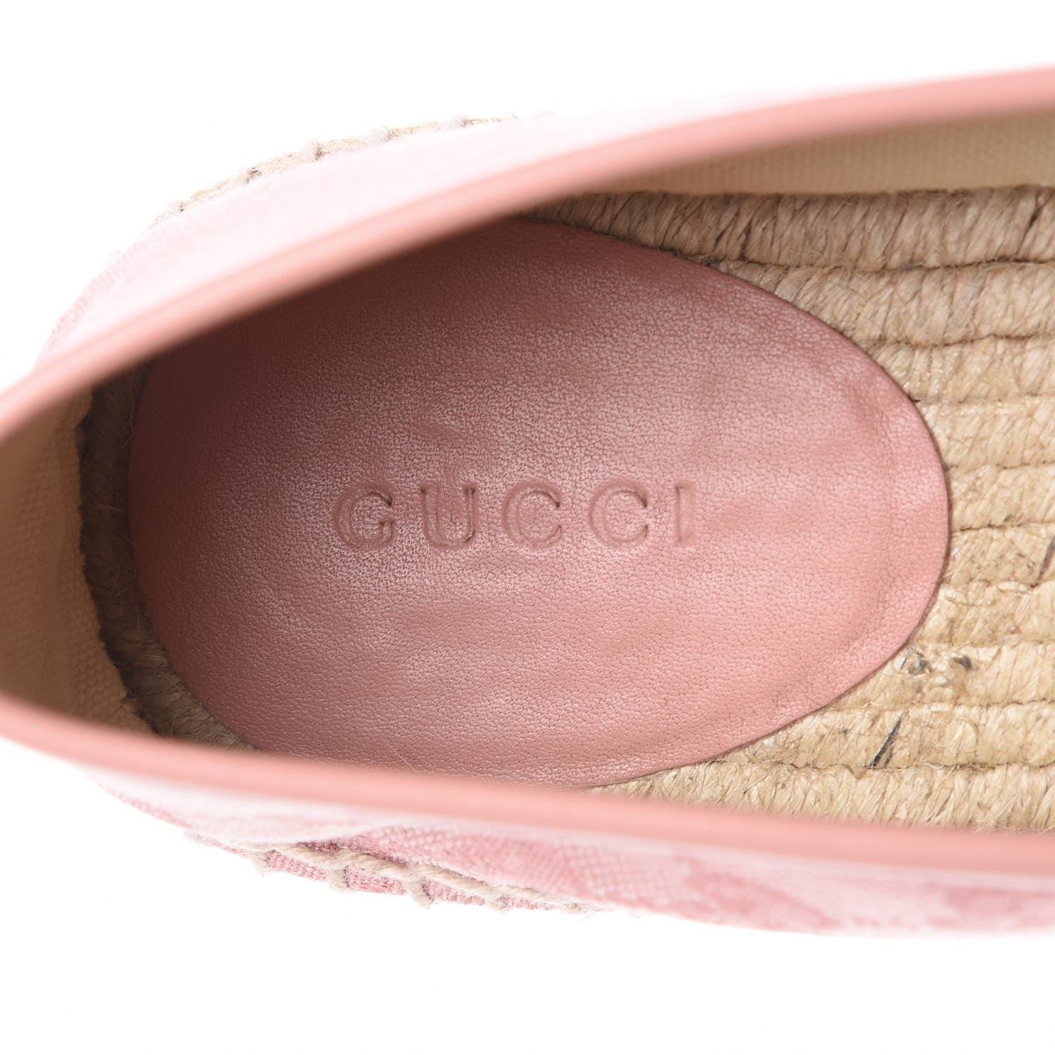 Gucci Monogram Espadrilles 39 Soft Pink 8 of 11