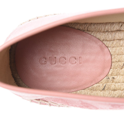 Gucci Monogram Espadrilles 39 Soft Pink 8 of 11
