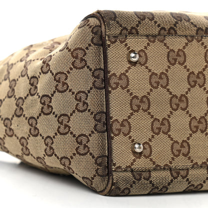 Gucci GG Monogram Web Pop Tote Dark Brown 9 of 16