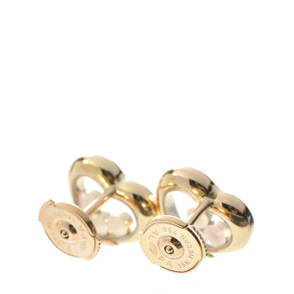 Chopard 18K Yellow Gold Happy Diamonds Heart Earrings 4 of 6