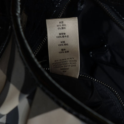 Burberry Nylon Beat Check Lowry Black 12 of 13