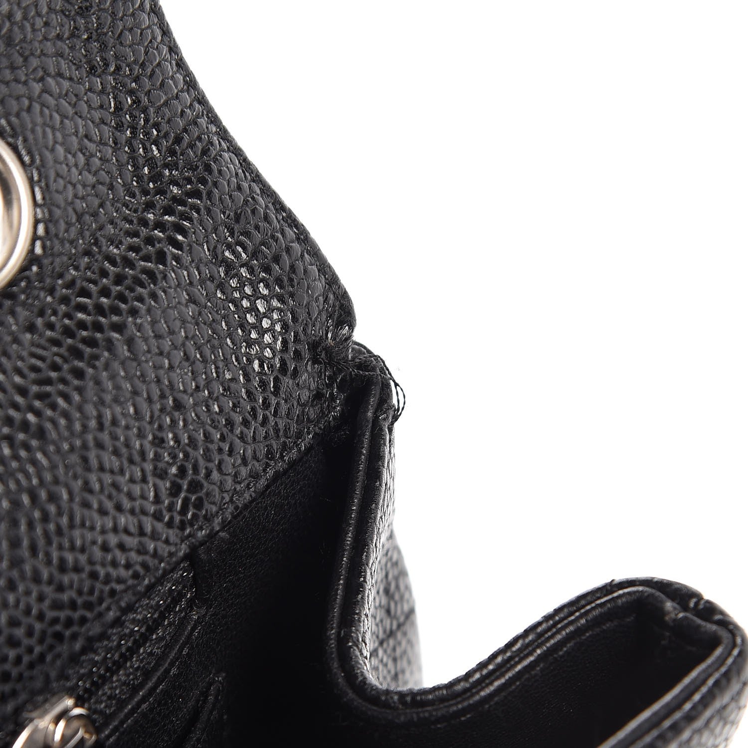 Chanel Caviar Quilted Jumbo Single Flap Black 9 of 9