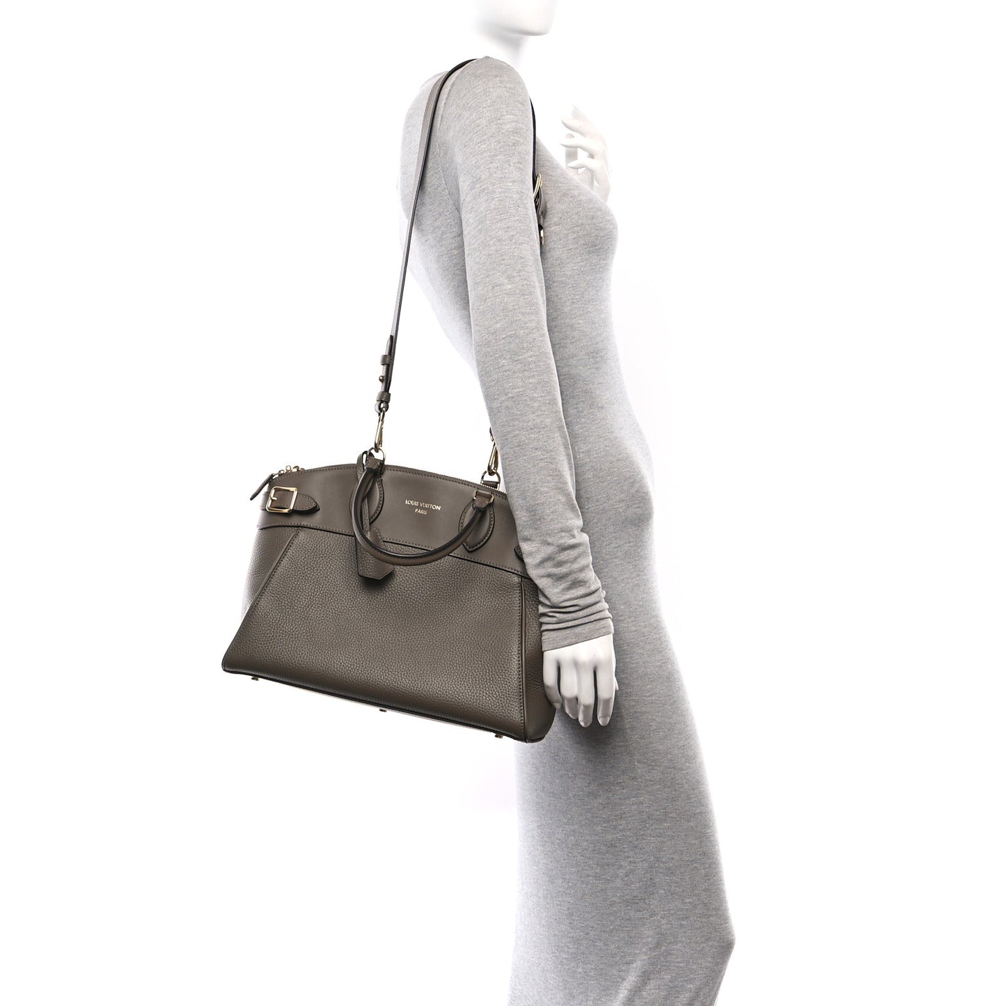 Taurillon Calfskin Vendome MM Earth