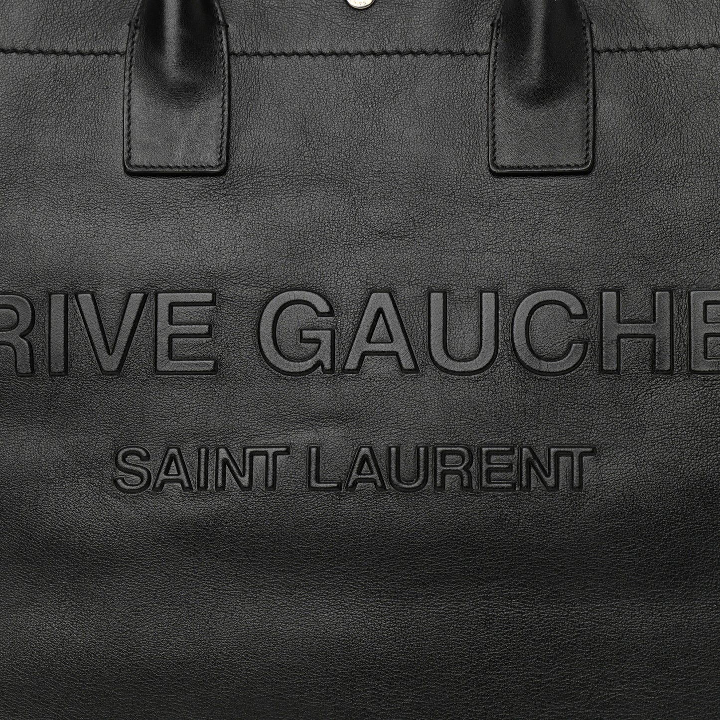Vitello Rive Gauche Large Tote Black