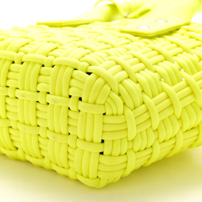 Balenciaga Faux Calfskin XXS Bistro Basket Fluo Yellow 10 of 14