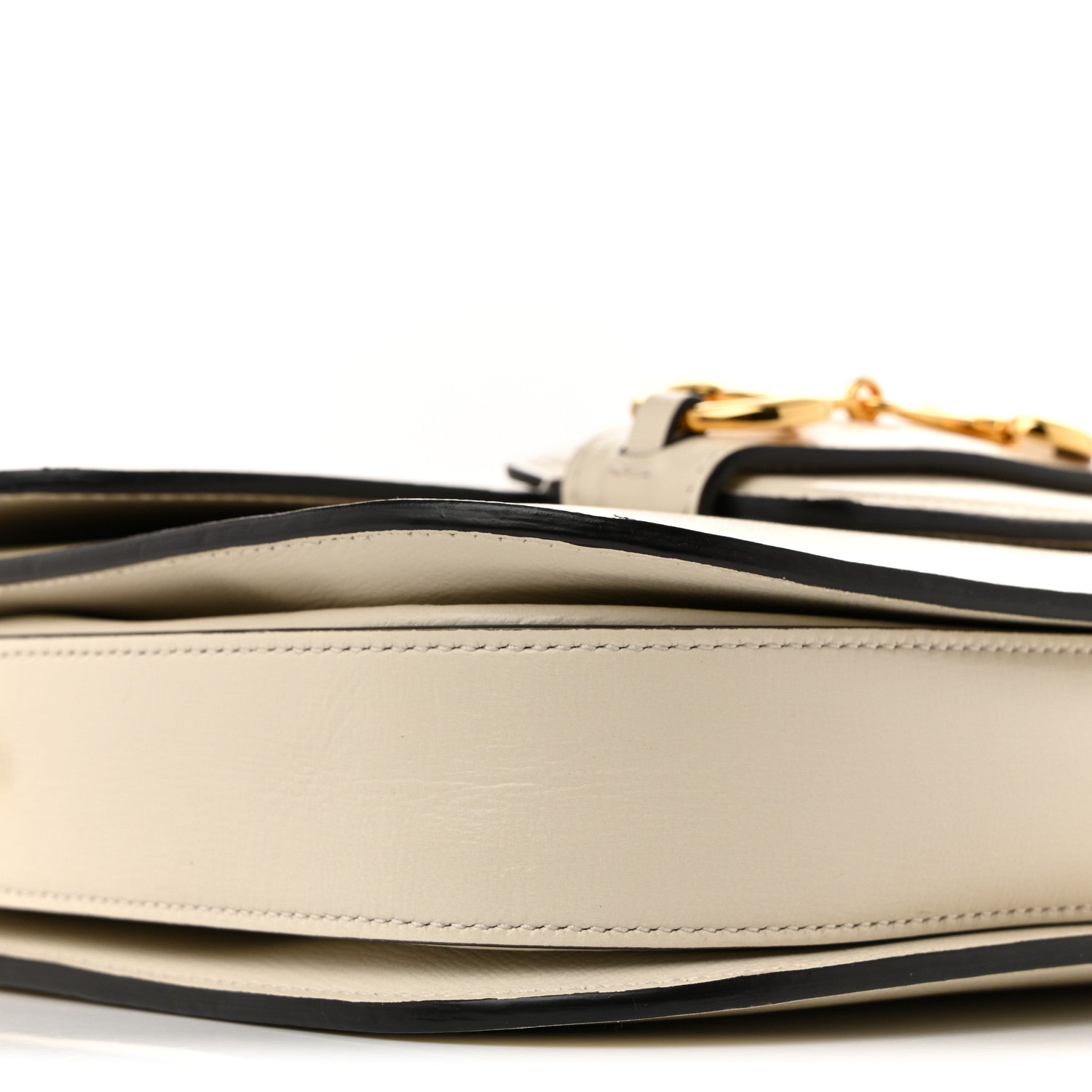 Gucci Azalea Calfskin Horsebit 1955 Shoulder Bag Mystic White 9 of 12