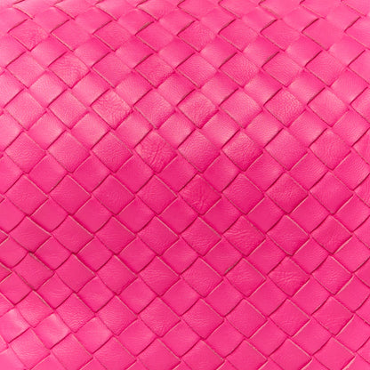 Bottega Veneta Nappa Intrecciato Medium Veneta Hobo Fuchsia 9 of 11