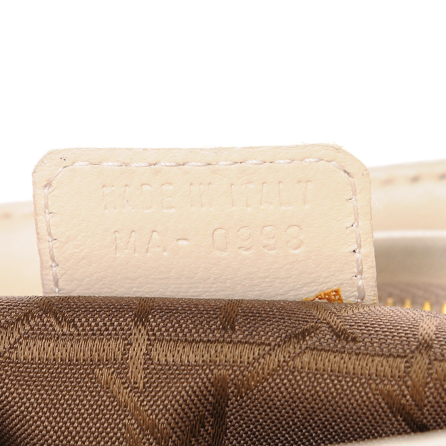 Christian Dior Lambskin Cannage Medium Lady Dior White 10 of 11