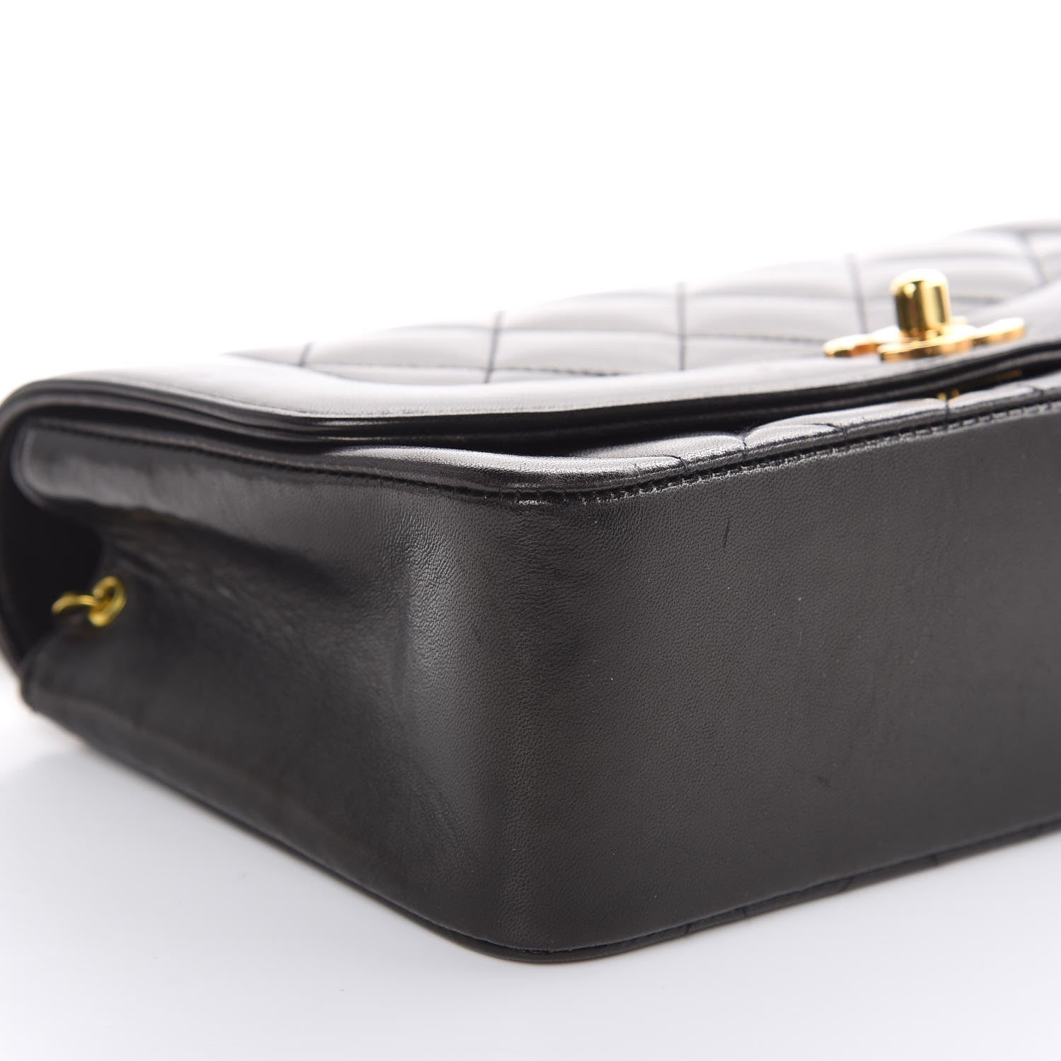 Chanel Lambskin Quilted Small Single Flap Black 9 of 13