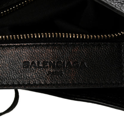 Balenciaga Chevre Gold Metallic Edge Hardware Mini City Black 7 of 11