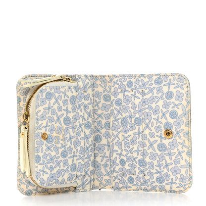 Louis Vuitton Monogram Fleuri Insolite PM Wallet Violet 5 of 9