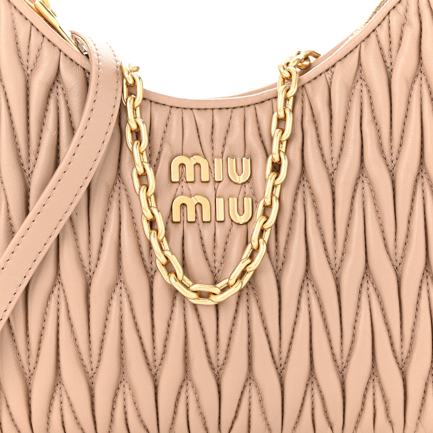 Nappa Matelasse Shoulder Bag Cammeo