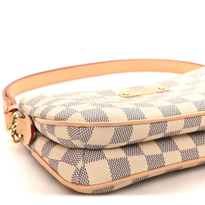 Louis Vuitton Damier Azur Liv Pochette 8 of 10