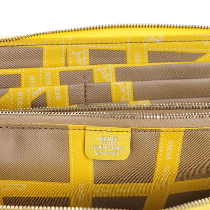Hermes Epsom Silk'In Wallet Soufre 9 of 10