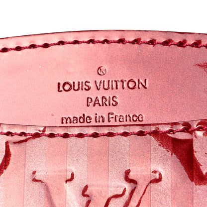 Louis Vuitton Vernis Rayures Mirror Case Pomme D'Amour 6 of 9