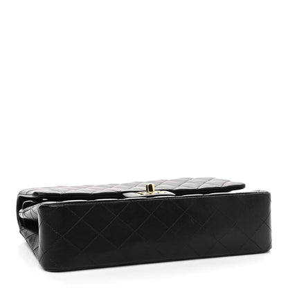 Chanel Lambskin Quilted Medium Double Flap Black 4 of 13