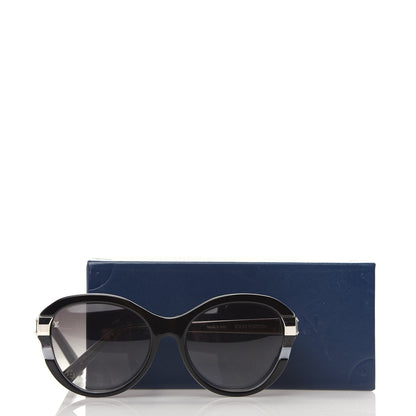 Louis Vuitton Acetate Petit Soupcon Cat Eye Sunglasses Z0489W Black 8 of 8