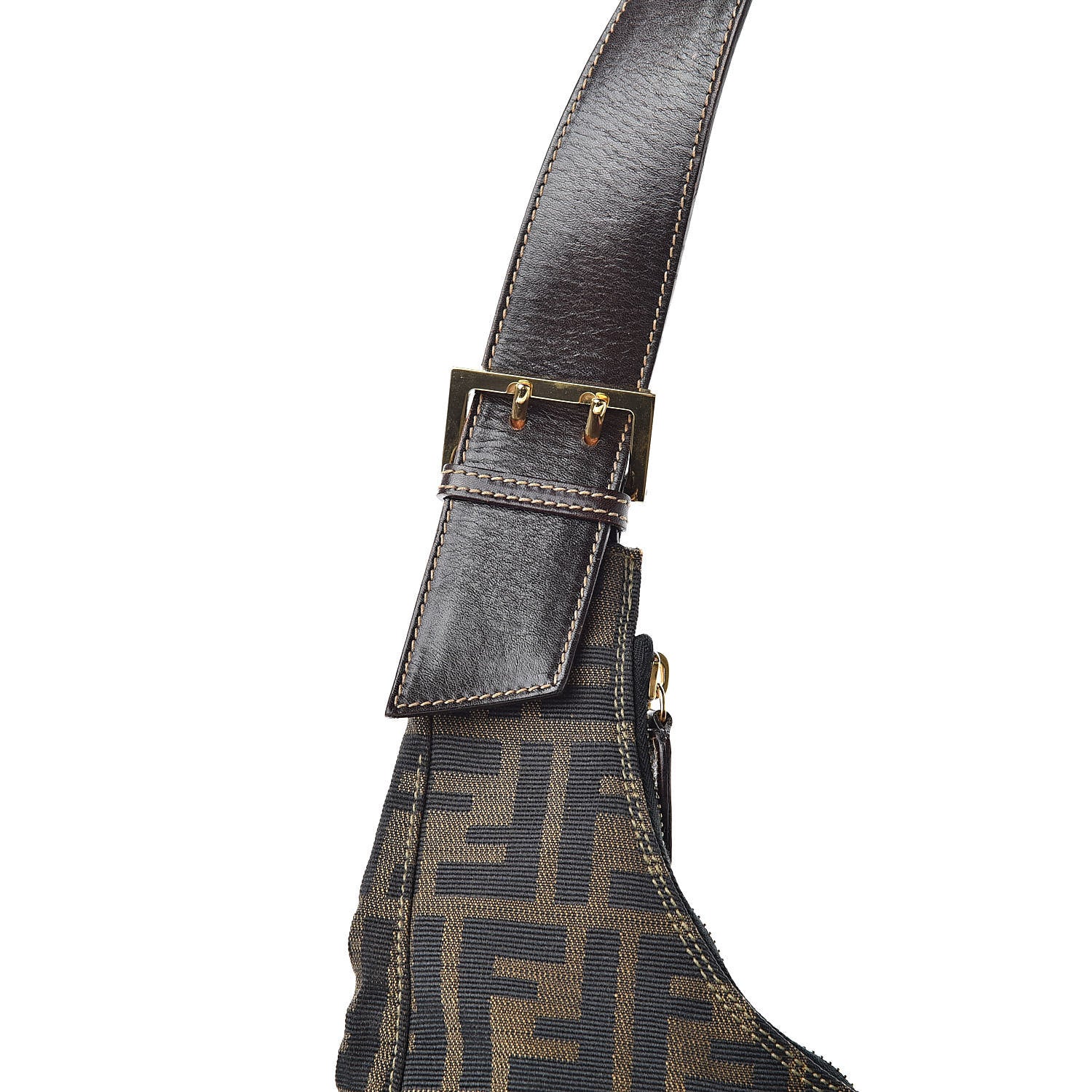 Fendi Zucca Hobo Tobacco 7 of 9