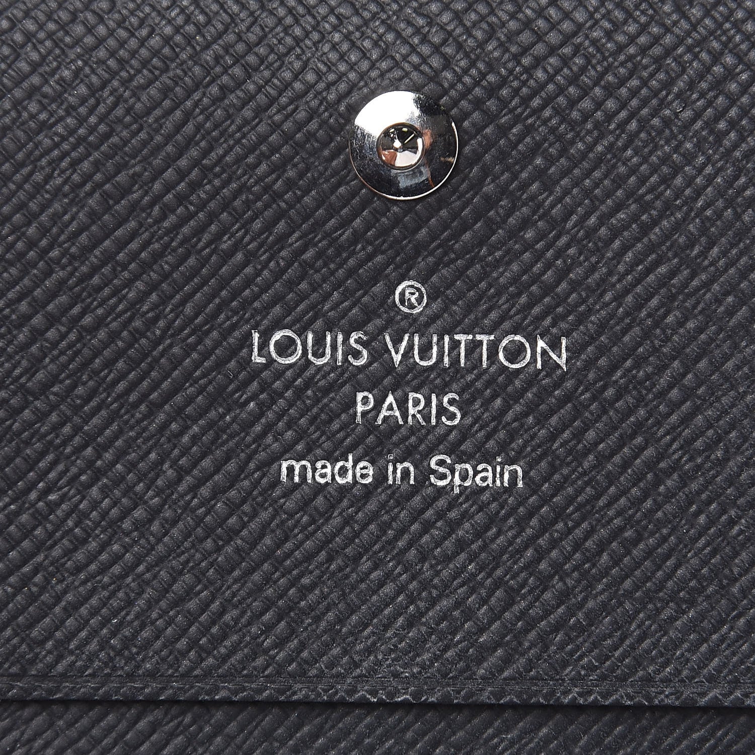 Louis Vuitton Epi Enveloppe Carte De Visite Black 6 of 7