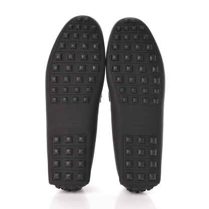 Hermes Epsom Mens Oscar Loafers 42 Black 6 of 8