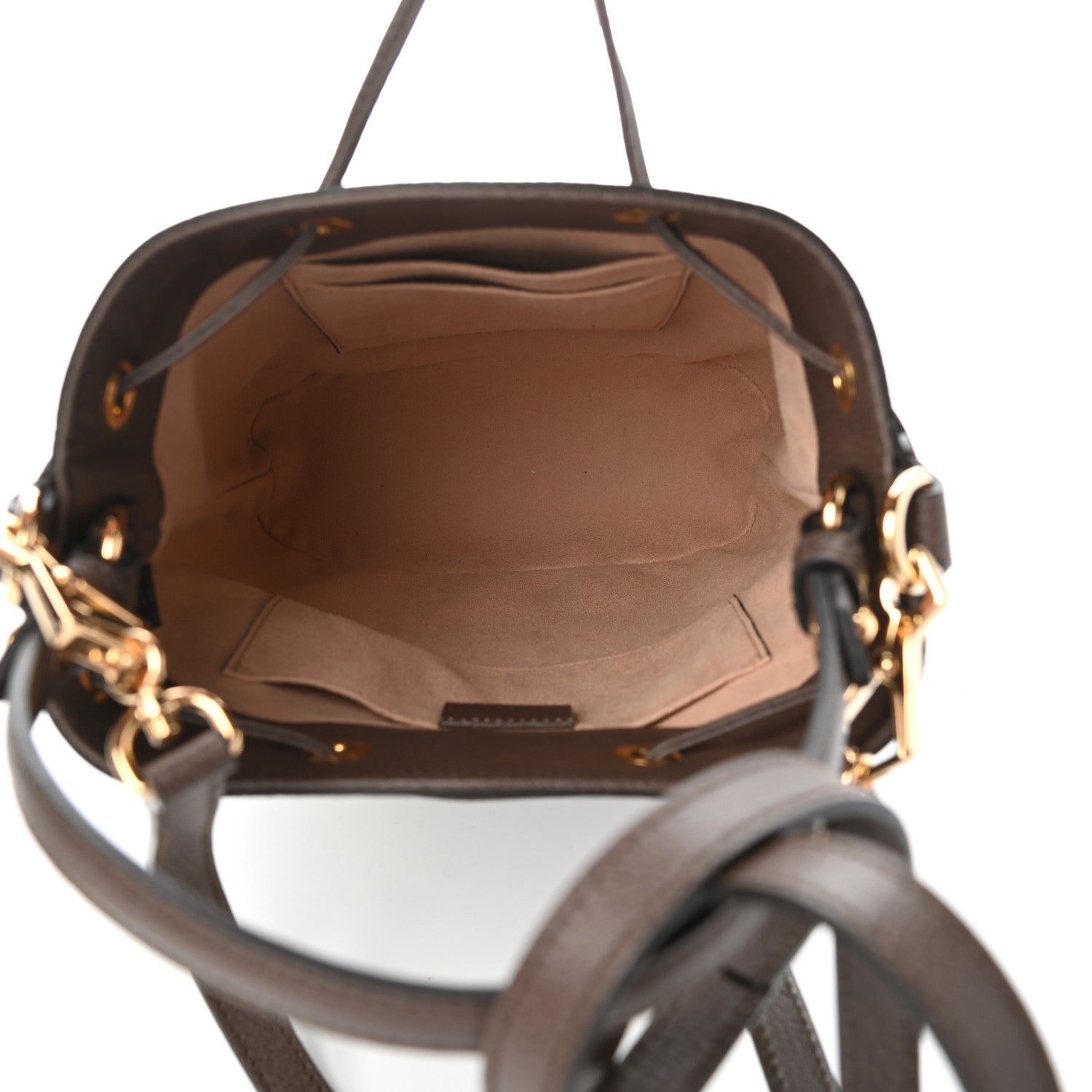 Gucci GG Supreme Monogram Web Small Ophidia Bucket Bag Brown 5 of 9