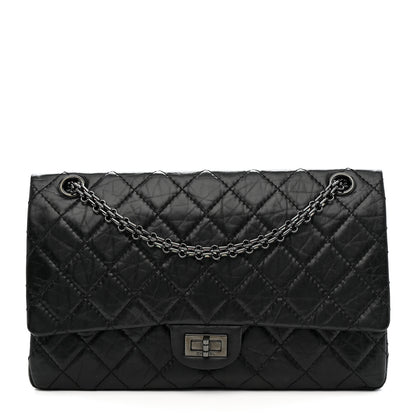 Chanel Aged Calfskin Quilted 2.55 Reissue 226 Flap So Black 1 of 11