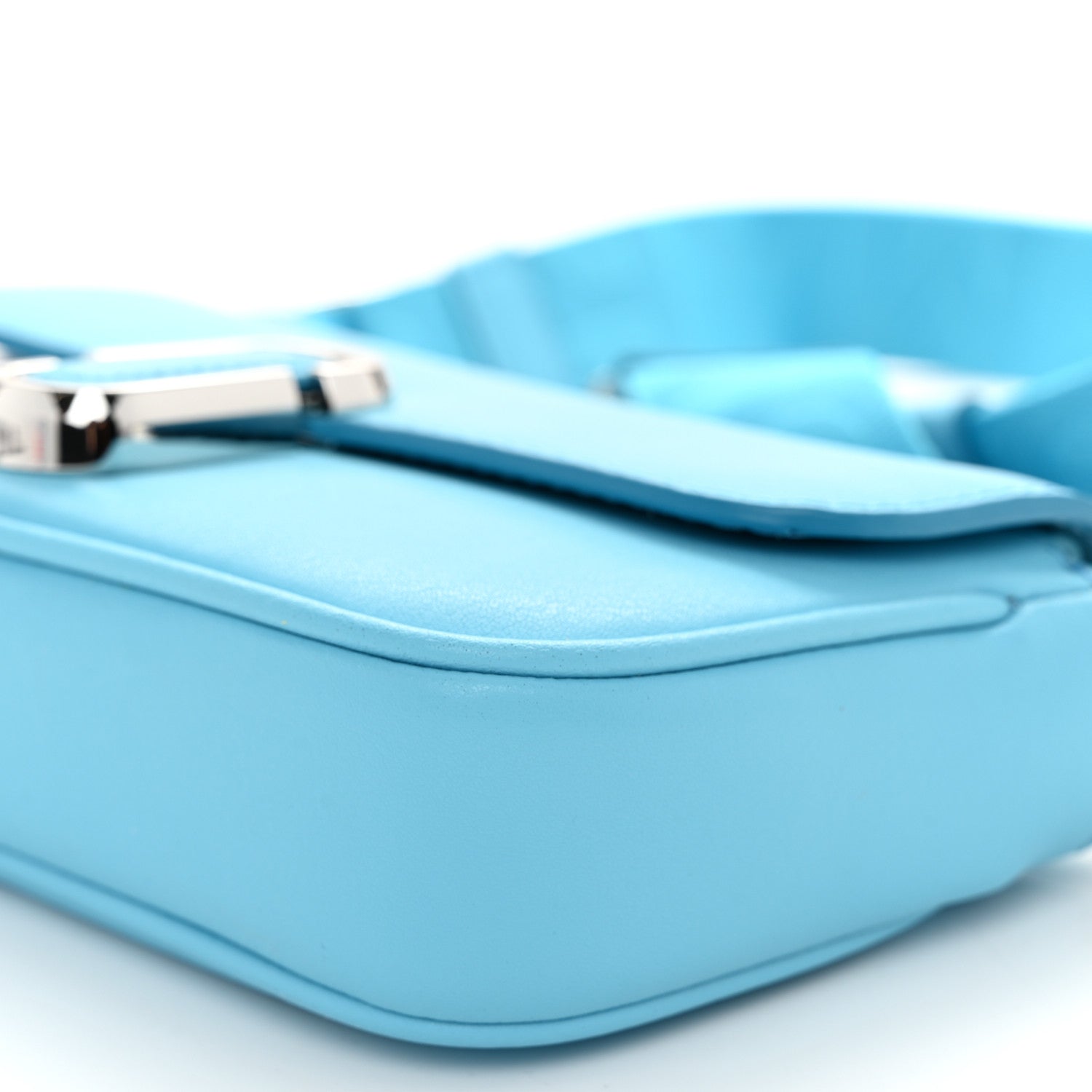 Marc Jacobs Calfskin Mini The J Marc Shoulder Bag Light Blue