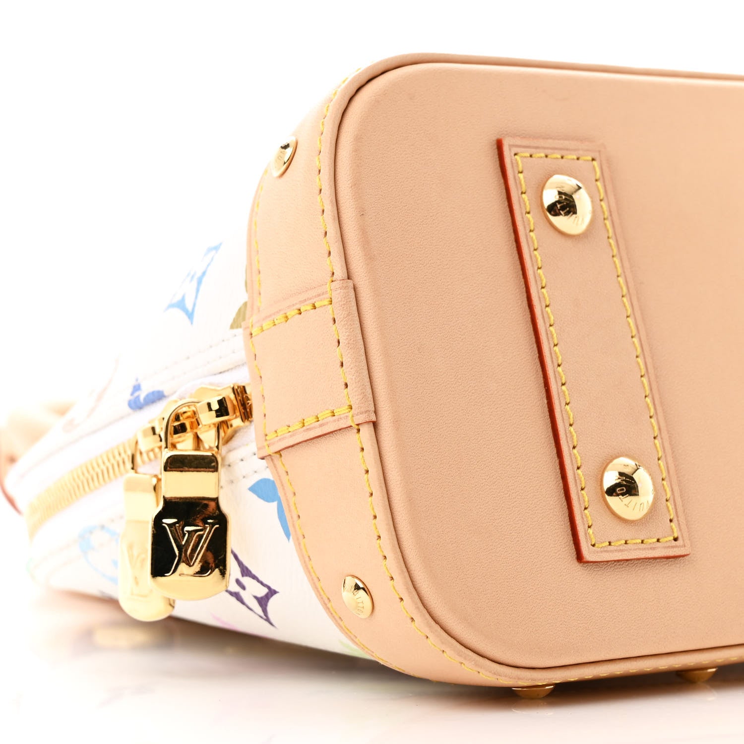 Louis Vuitton LV x TM Monogram Multicolor Alma BB White 8 of 10