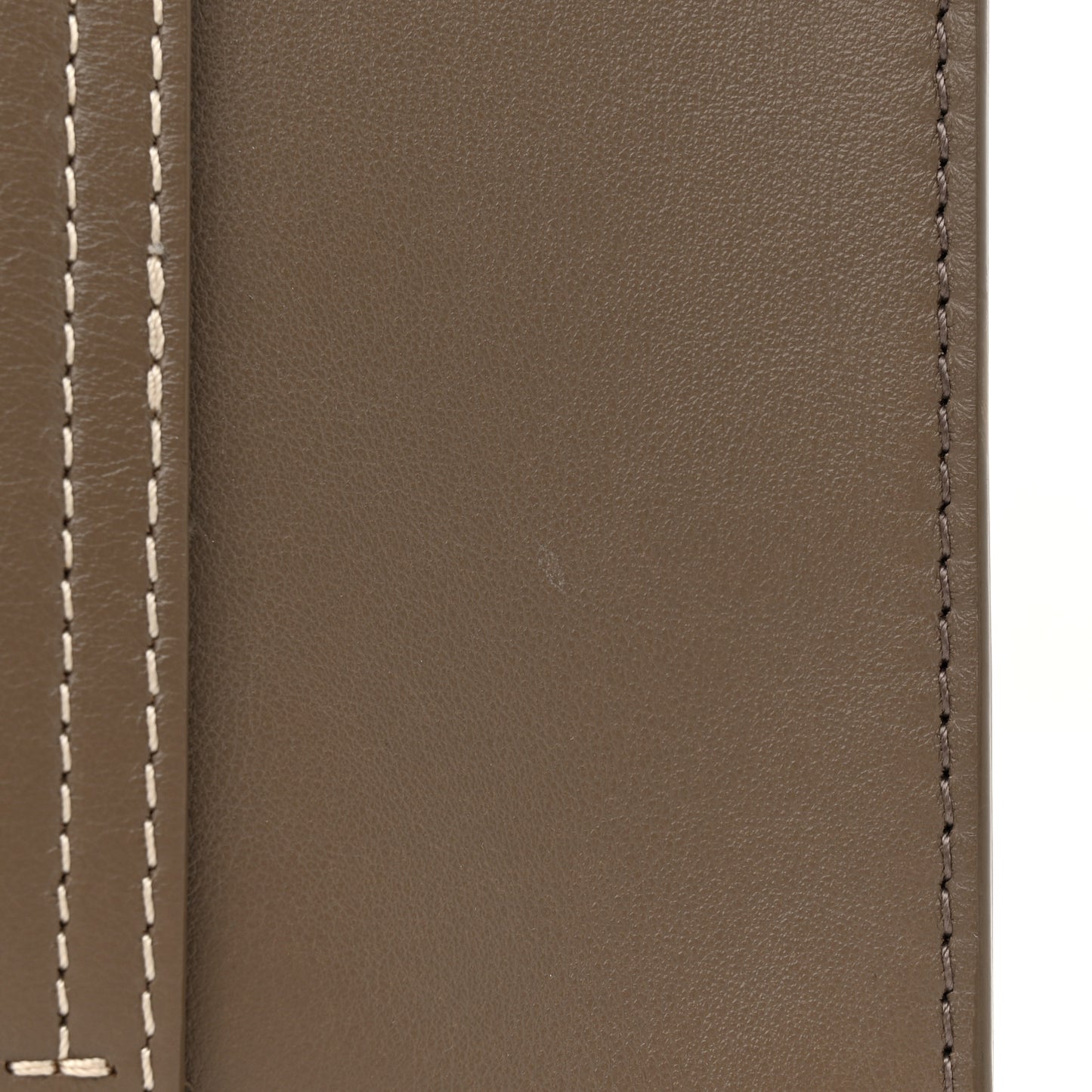 Calfskin Medium Woody Tote Army Green