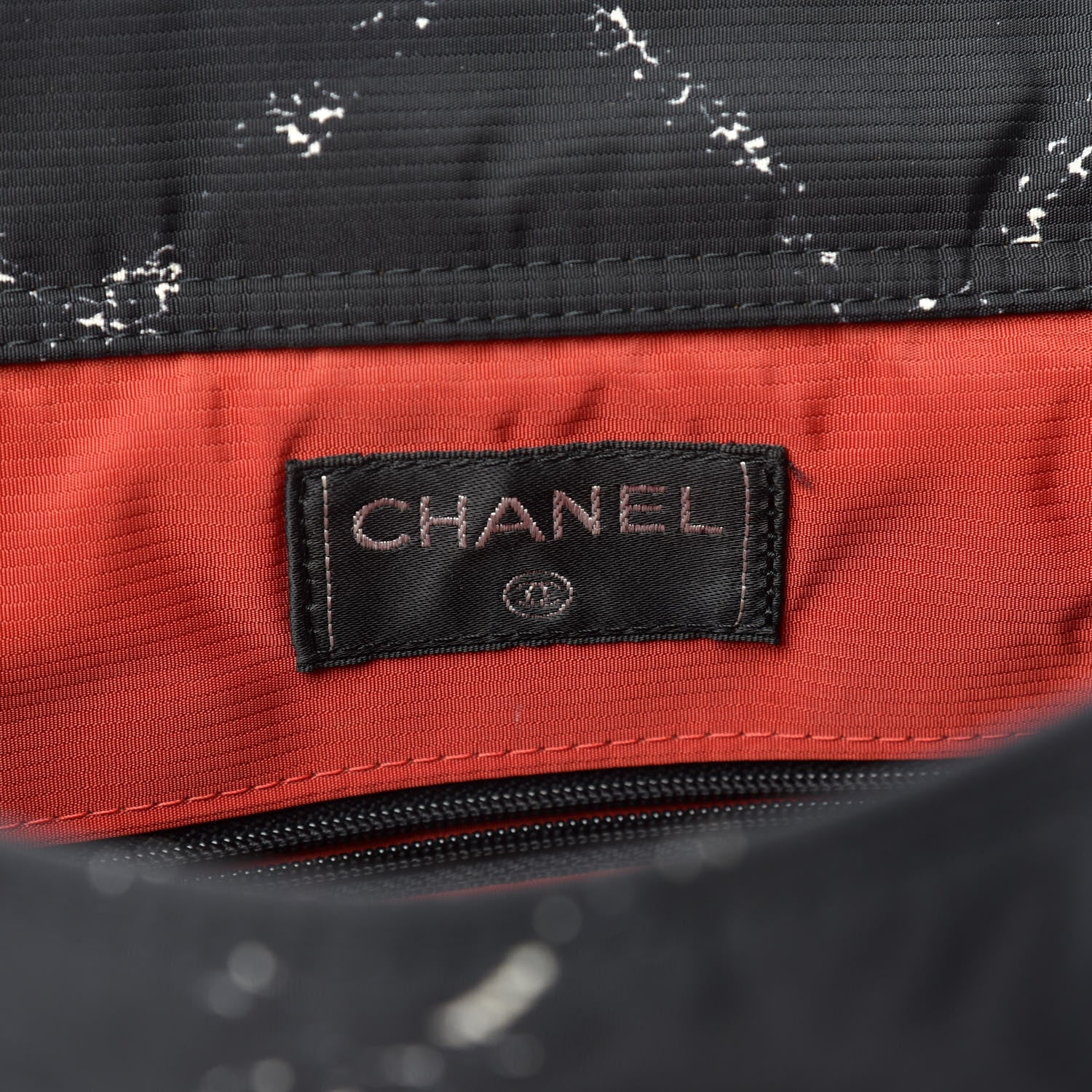 Chanel Nylon Travel Backpack Black 6 of 9