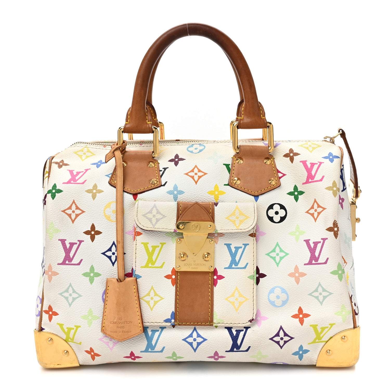 Louis Vuitton Monogram Multicolor Speedy 30 White 1 of 21