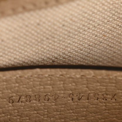 Gucci GG Supreme Monogram Textured Dollar Calfskin Small Ophidia Hobo Beige Mystic White Oatmeal 7 of 13