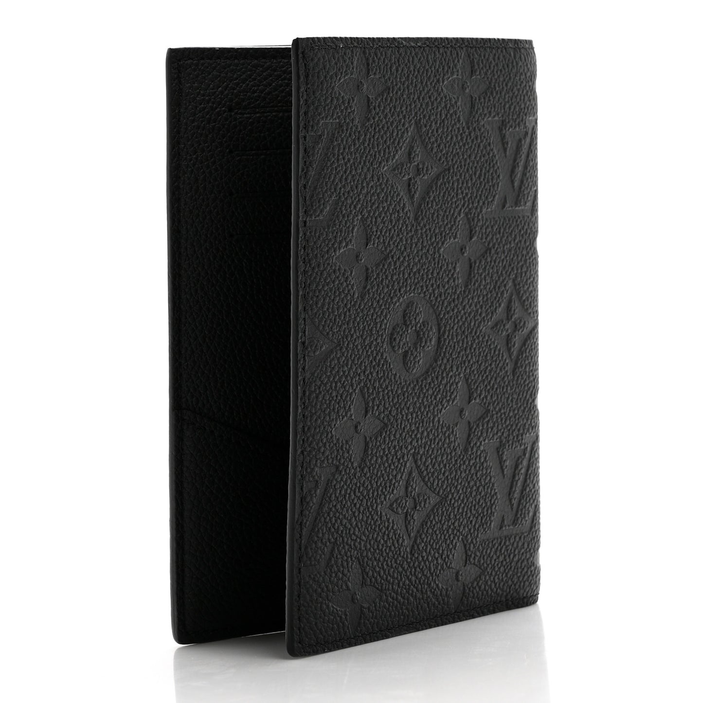 Empreinte Monogram Passport Cover Black
