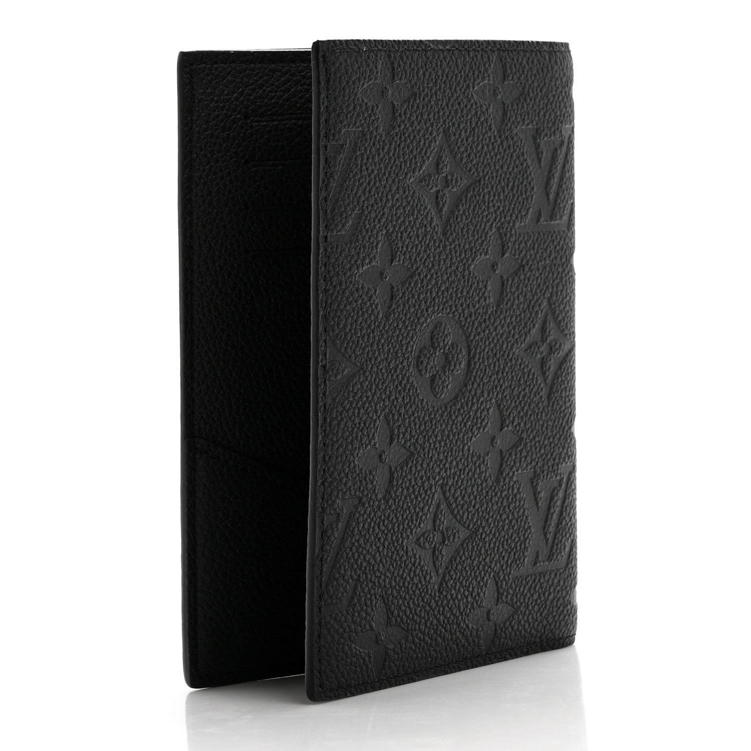 Louis Vuitton Empreinte Monogram Passport Cover Black 3 of 7