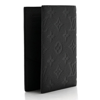 Louis Vuitton Empreinte Monogram Passport Cover Black 3 of 7