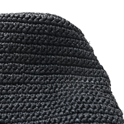 Chanel Straw Raffia Tote Black 12 of 12