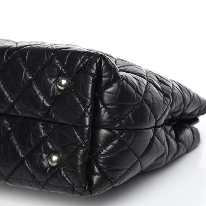 Chanel Aged Calfskin Reissue 2.55 Tote Black 6 of 11