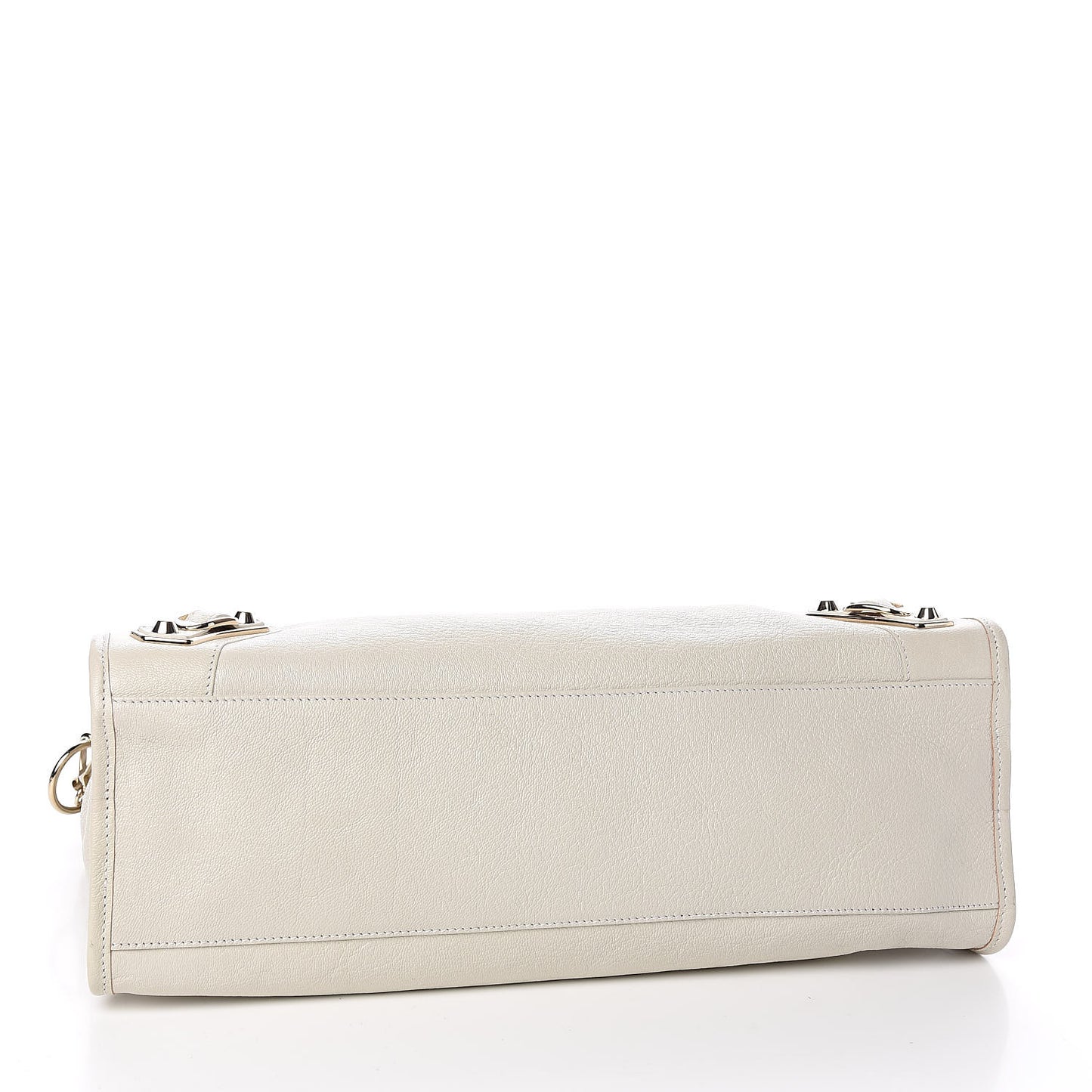 Chevre Gold Metallic Edge Hardware City Cream