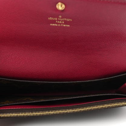 Louis Vuitton Monogram Emilie Wallet Fuchsia 5 of 7