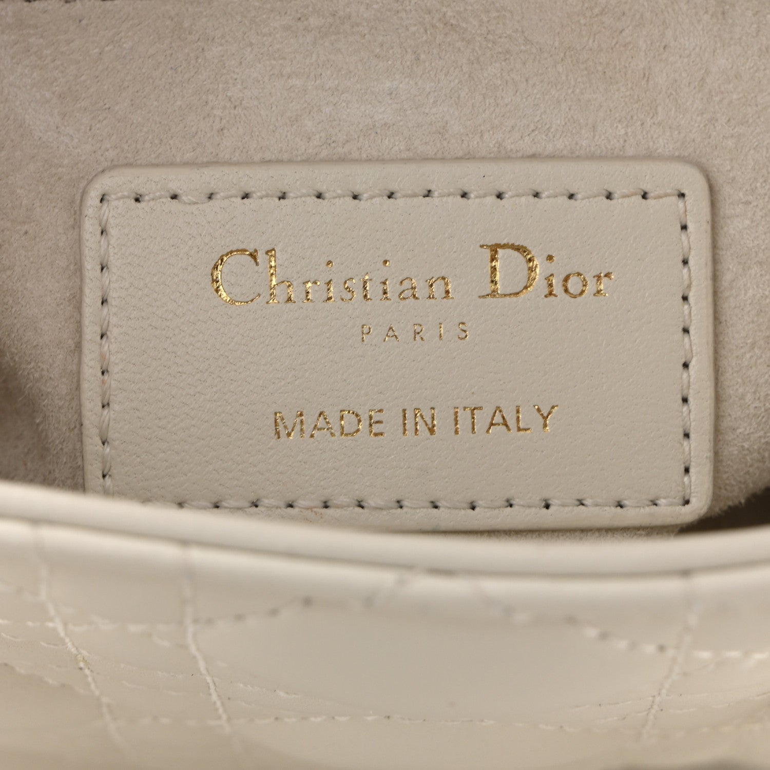 Christian Dior Lambskin Cannage Mini Lady Dior White 6 of 12