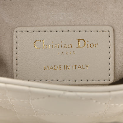 Christian Dior Lambskin Cannage Mini Lady Dior White 6 of 12
