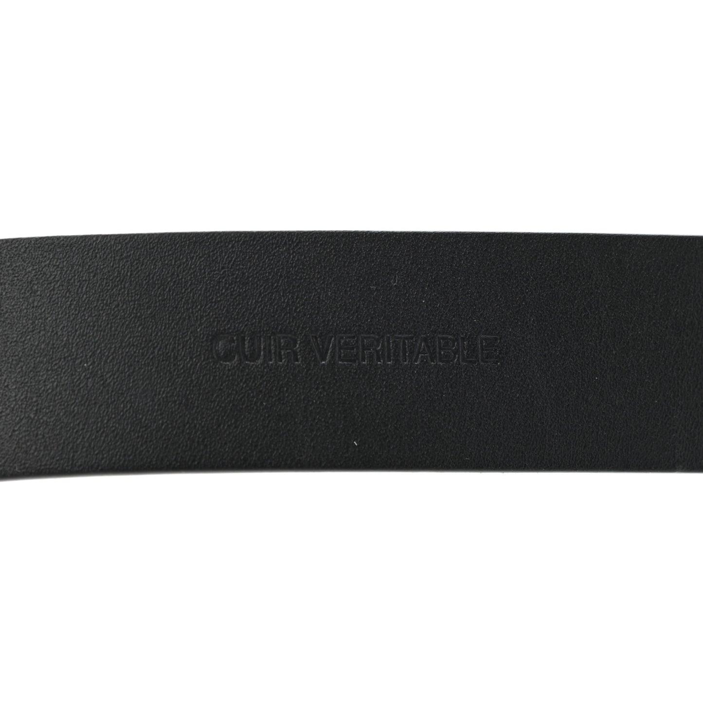 Calfskin CC Chain Vintage Allure Logo Belt 85 34 Black