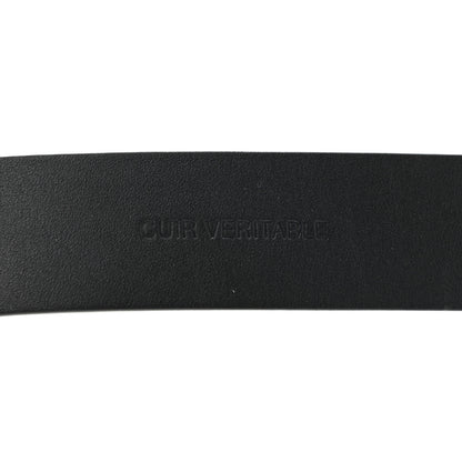 Chanel Calfskin CC Chain Vintage Allure Logo Belt 85 34 Black 5 of 10