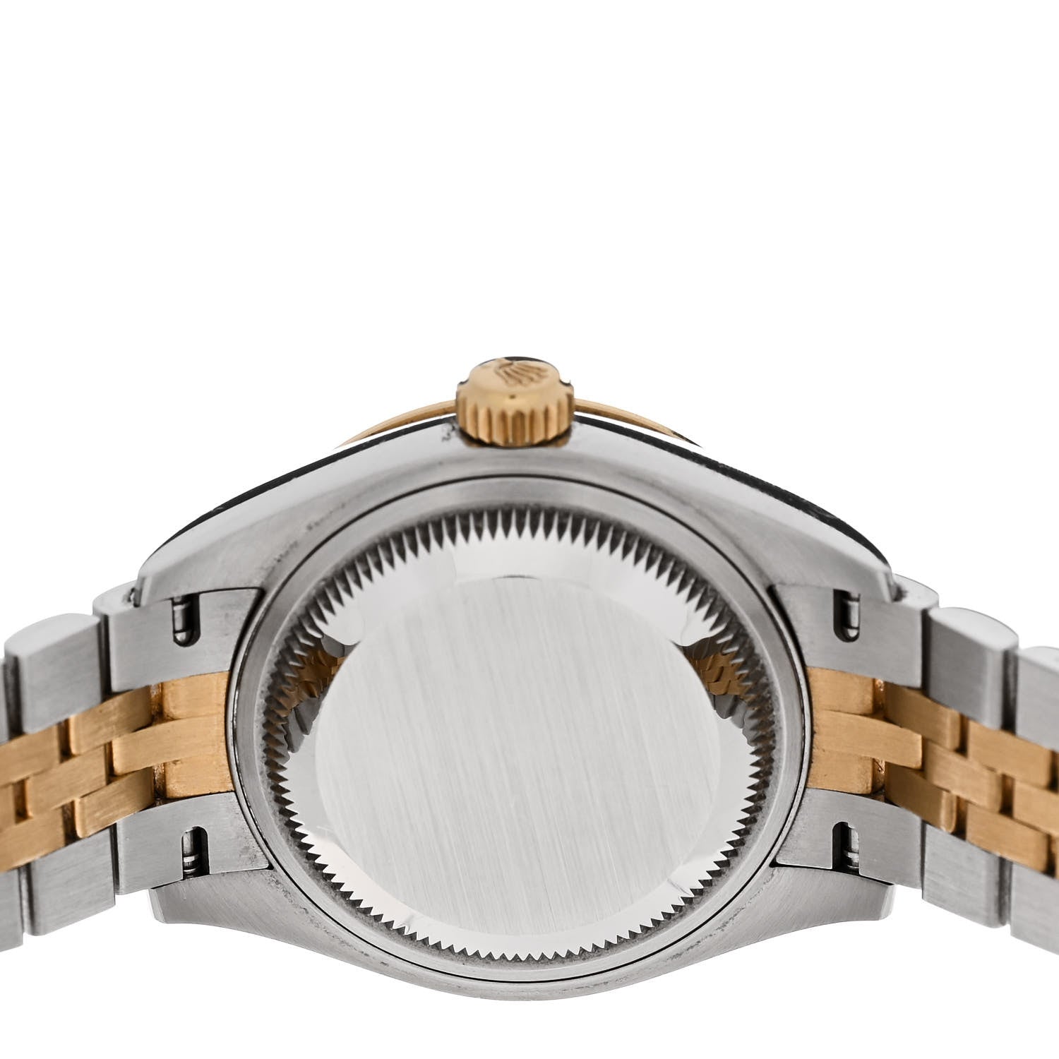 Rolex Stainless Steel 18K Yellow Gold Diamond 28mm Oyster Perpetual Datejust Watch Silver 279383RBR 4 of 5