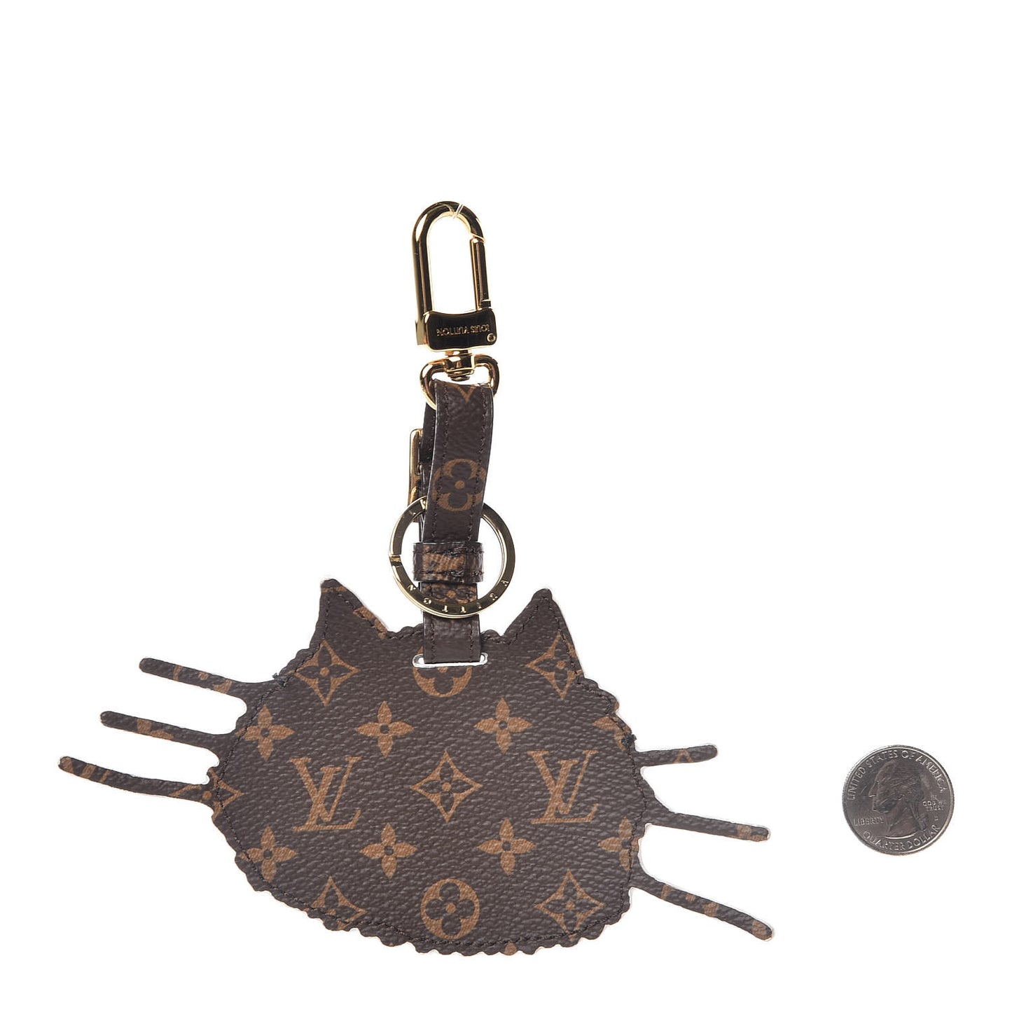 Epi Monogram Catogram Bag Charm Key Holder Gris