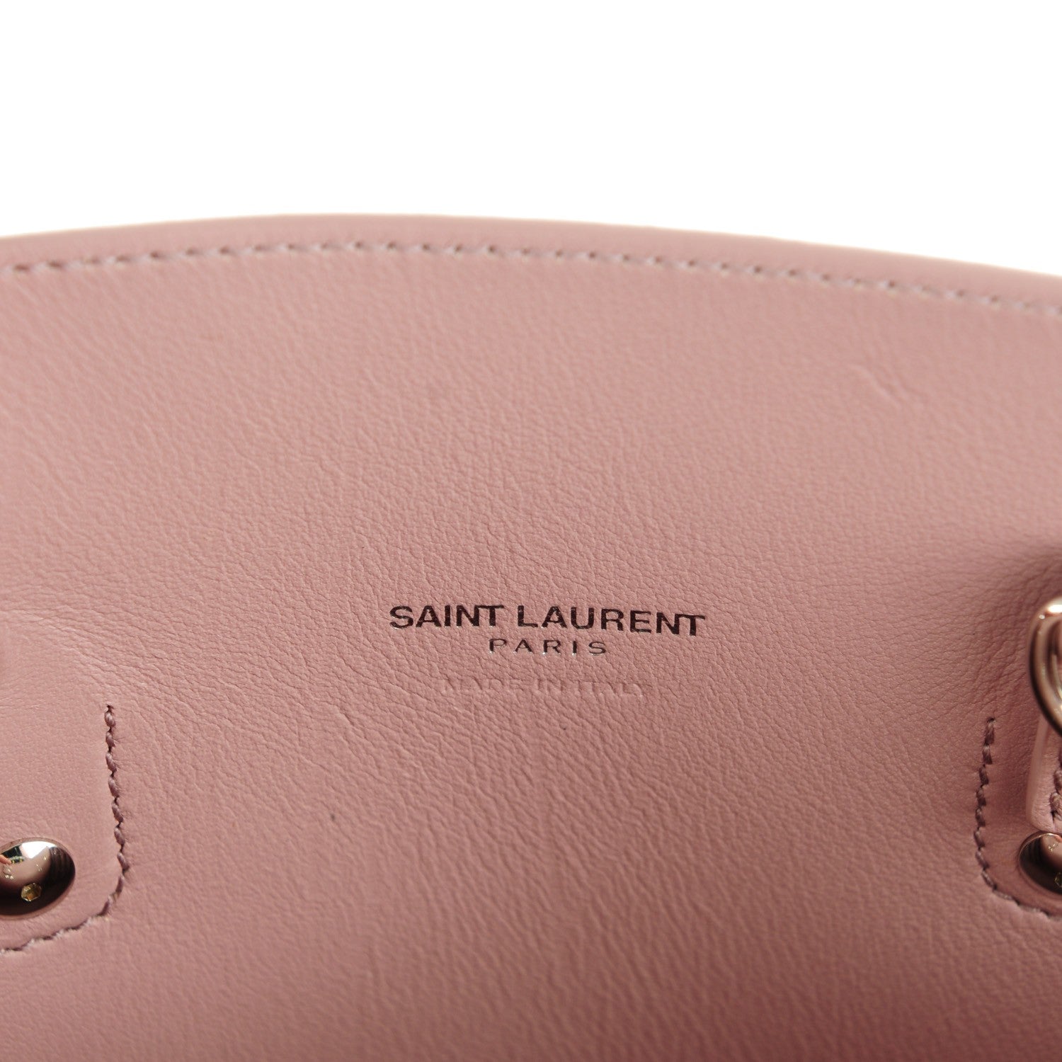 Saint Laurent Calfskin Embossed Python Baby Sac De Jour Powder Pink 8 of 9