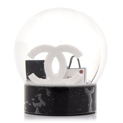Chanel Glass CC Shopping Bag Snow Globe 4 of 5
