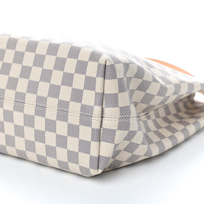 Louis Vuitton Damier Azur Graceful MM Rose Ballerine 10 of 12