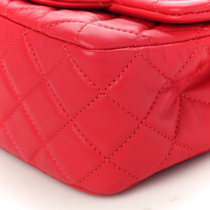 Chanel Lambskin Quilted Mini Pearl Crush Flap Red 9 of 10