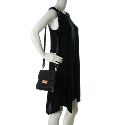 Alexander Wang Calfskin Small Marion Soft Black Rose Gold Hardware 2 of 7